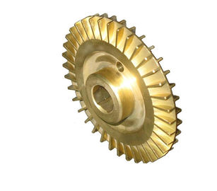 OEM ใบพัดปั๊มทองเหลืองทองแดงทรายหล่อใบพัดล้อใบพัด ASTM, GB, DIN, EN