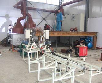 500KG รวมอุตสาหกรรม Melting 55kW เตาทองแดงระบบก้านหล่อ