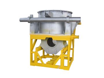 300KG 75KW สังกะสี Meling เตา 0.3 ความถี่หลักไฟฟ้าเหนี่ยวนำเตาหลอม