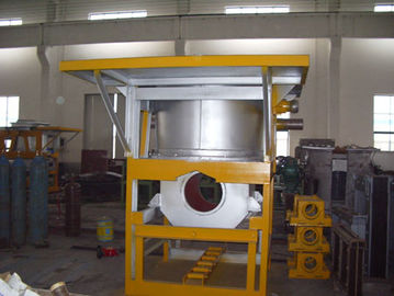 500KG 120KW ไฟฟ้าเตาหลอมทองเหลืองเตาหลอม 0.5 ความถี่หลัก