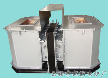 โลหะหล่อแนวนอนเตา 500KG 120KW, เตาทองเหลืองจุดหลอมเหลว