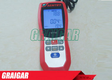 วัดอุณหภูมิร้อนลวด IR Thermo-Anemometer เครื่องวัดอุณหภูมิอินฟราเรด SENTRY ST732 ความเร็วลมไหลเวียนของอากาศ