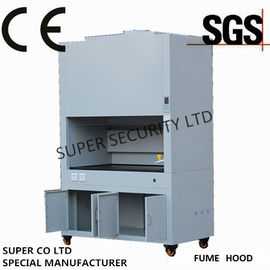 ห้องปฏิบัติการเคมีเคลือบสารเคมีควันดูดเคมีอันตราย 800W - 1400W IP 20 Laboratory Hood