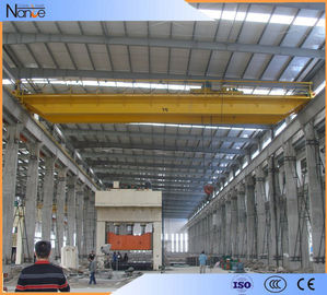 เครนเหนือศีรษะแบบคานคู่ไฟฟ้า 16T สำหรับร้านซ่อม