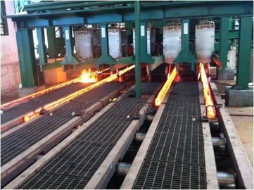 3 Strand เครื่องหล่ออย่างต่อเนื่อง 5 Roller วัดแสงหัวฉีด Die Casting อุปกรณ์