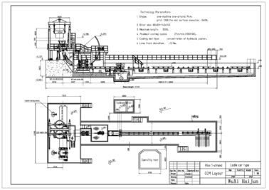 R4M 1 Strand เหล็กโยน Billet เครื่องหล่ออย่างต่อเนื่อง