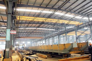 โสด Girder Overhead Medium Duty 5t รถเครนสะพานสำหรับร้านขายเครื่องจักร