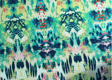 สีขาวสวยเรยอนผ้าโพลีเอสเตอร์ 94 6 Spandex ผ้า